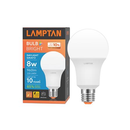 หลอด LED LAMPTAN BULB BRIGHT 8 วัตต์ E27 DAYLIGHT_1
