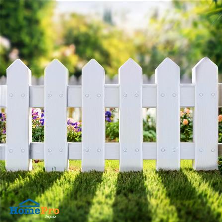 PLASTIC FENCE SPRING 102 WHITE 4EA