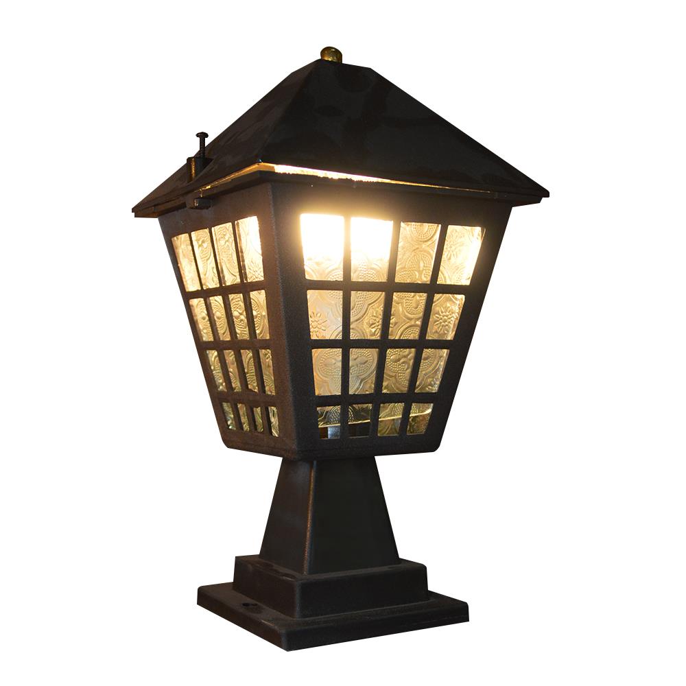 ไฟหัวเสา LIGHTING HOME LHT001 สีดำ