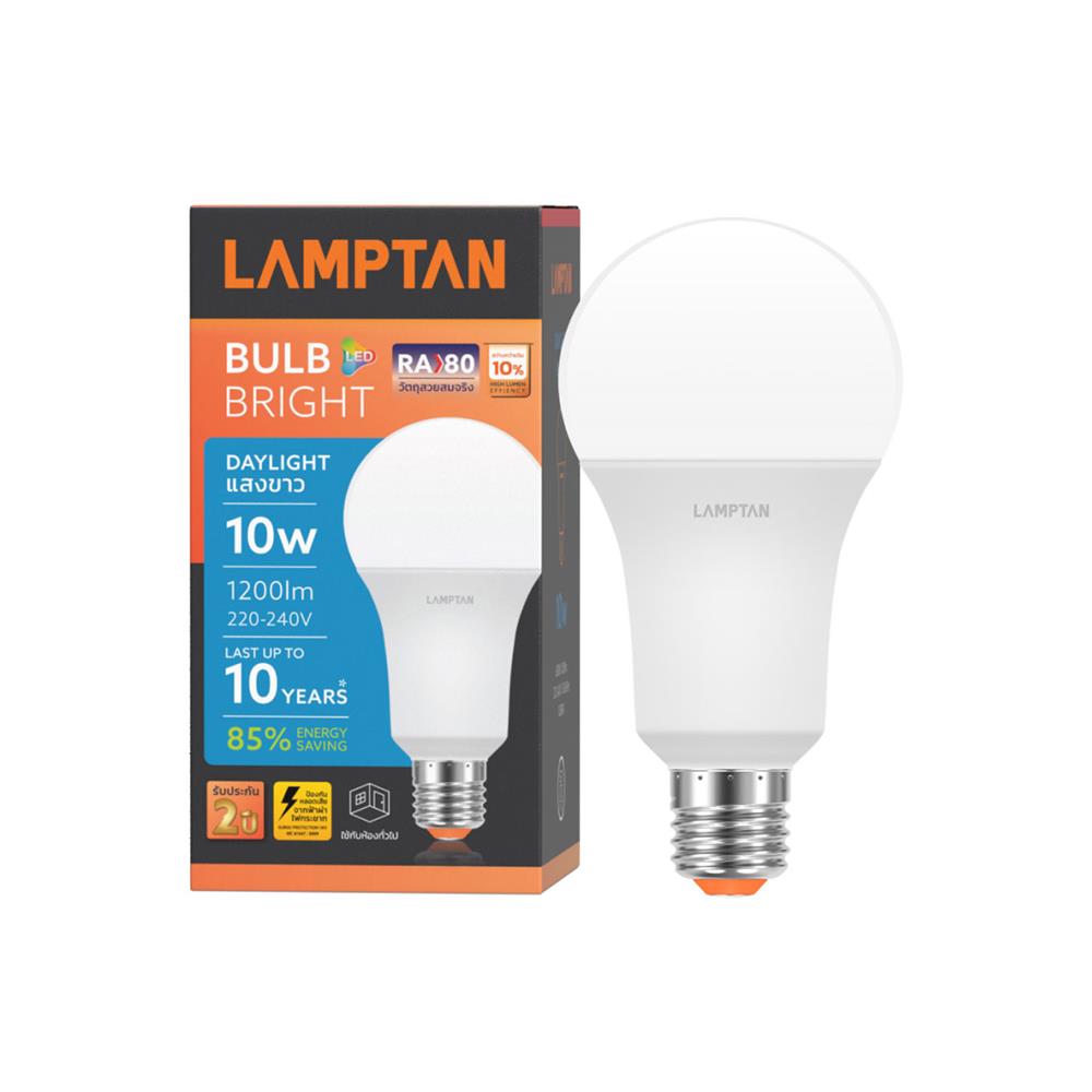 หลอด LED LAMPTAN BULB BRIGHT 10 วัตต์ E27 DAYLIGHT
