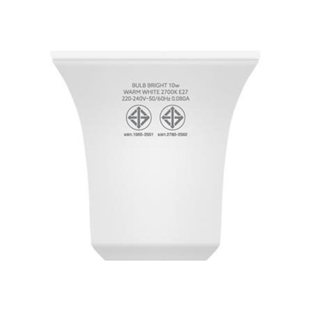 หลอด LED LAMPTAN BULB BRIGHT 10 วัตต์ E27 WARMWHITE_4
