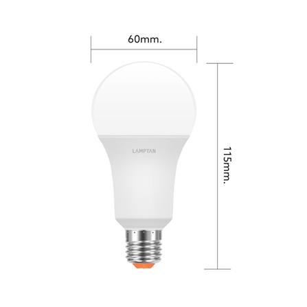 หลอด LED LAMPTAN BULB BRIGHT 10 วัตต์ E27 WARMWHITE_3
