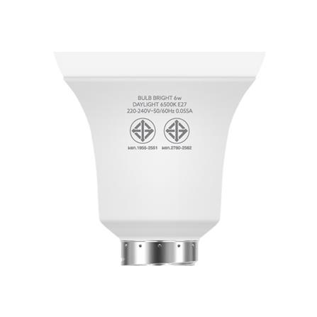 หลอด LED LAMPTAN BULB BRIGHT 6 วัตต์ E27 DAYLIGHT_4