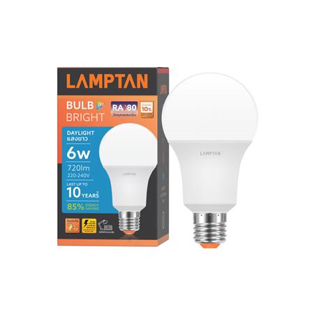 หลอด LED LAMPTAN BULB BRIGHT 6 วัตต์ E27 DAYLIGHT_1
