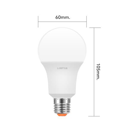 หลอด LED LAMPTAN BULB BRIGHT 6 วัตต์ E27 WARMWHITE_3