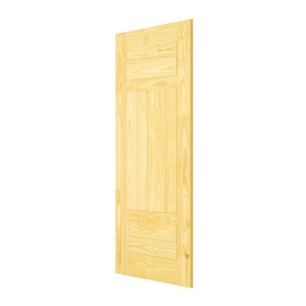 ประตูไม้สนนิวซีแลนด์ D2D ECO PINE-EZERO2 80X200 ซม._1
