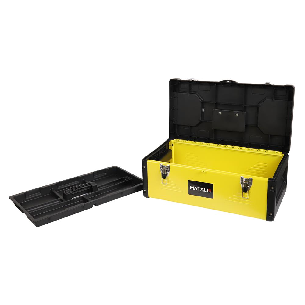 กล่องเครื่องมือเหล็ก MATALL PRO 90-1523 23 นิ้ว สีดำ-เหลือง