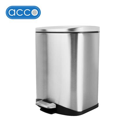 ถังขยะเหยียบ ACCO EK9366MT ขนาด 6L สีเงิน