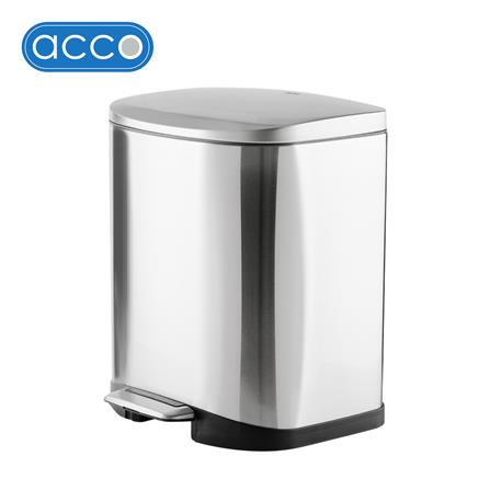 ถังขยะเหยียบ ACCO EK9366MT ขนาด 20L สีเงิน