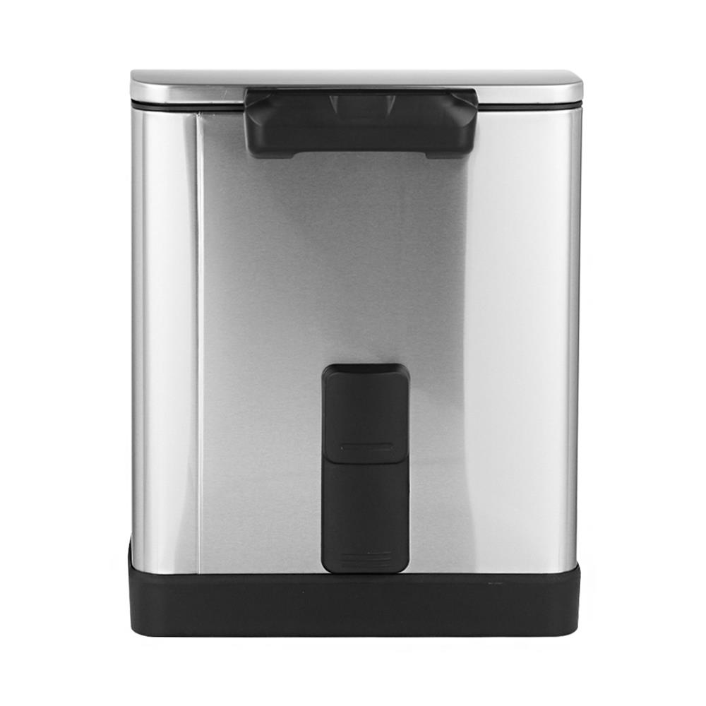 ถังขยะเหยียบ ACCO CUBE2 EK1437MT ขนาด 20L สีเงิน