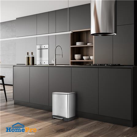 ถังขยะเหยียบ ACCO CUBE2 EK1437MT ขนาด 20L สีเงิน_4