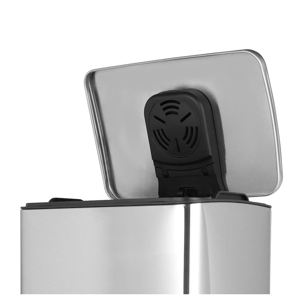 ถังขยะเหยียบ ACCO SOFT CLOSED EK1437MT ขนาด 30L สีเงิน