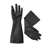 INDUSTRIAL RUBBER GLOVES TIGER 16IN BLACK