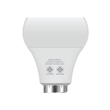 หลอด LED LAMPTAN BULB GLOSS 9 วัตต์ E27 DAYLIGHT แพ็ค 2 ชิ้น_4