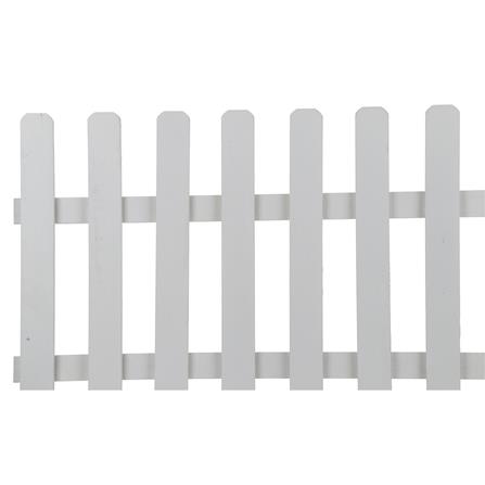 RUBBER WOODEN FENCE WITH STAKE SPRING U-01 XL WHITE_3
