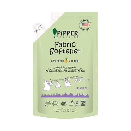 รีฟิลน้ำยาปรับผ้านุ่ม PIPPER 750 มล. FLORAL