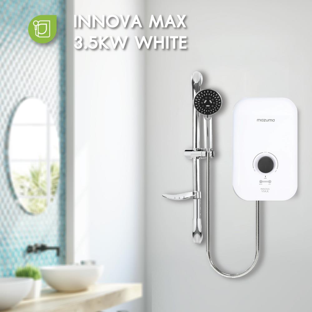 เครื่องทำน้ำอุ่น MAZUMA INNOVA MAX3.5 3500 วัตต์ สีขาว