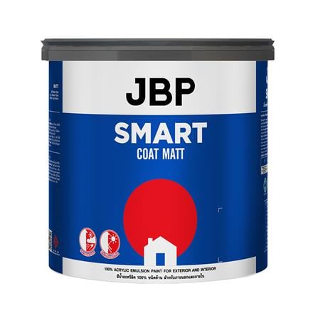 สีน้ำทาภายนอก ชนิดด้าน JBP SMART COAT BASE B 2.5 แกลลอน