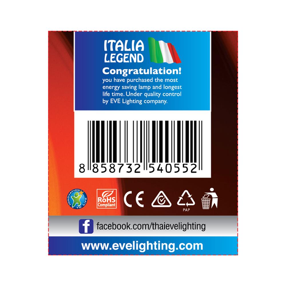 หลอดไฟ LED EVE MR16 DEW 4 วัตต์ DAYLIGHT GU10 สีขาว