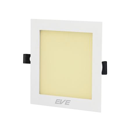 ดาวน์ไลท์ EVE PANEL SQUARE LED 12 วัตต์ WARMWHITE 5 นิ้ว สีขาว เหลี่ยม