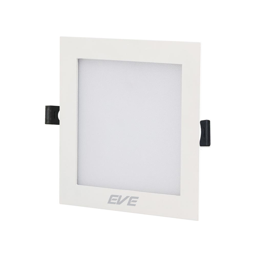 ดาวน์ไลท์ EVE PANEL SQUARE LED 15 วัตต์ DAYLIGHT 7.5 นิ้ว เหลี่ยม สีขาว