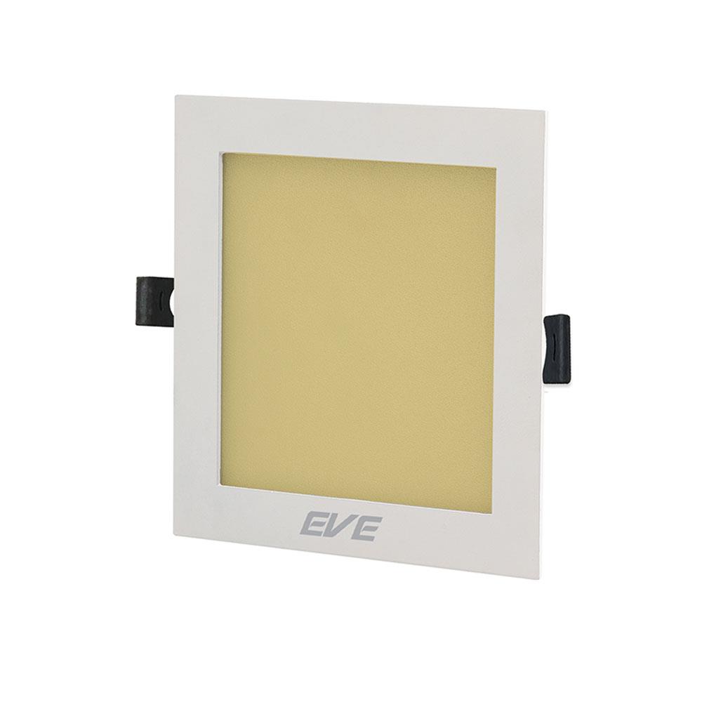 ดาวน์ไลท์ EVE PANEL SQUARE LED 9 วัตต์ WARMWHITE 4 นิ้ว เหลี่ยม สีขาว