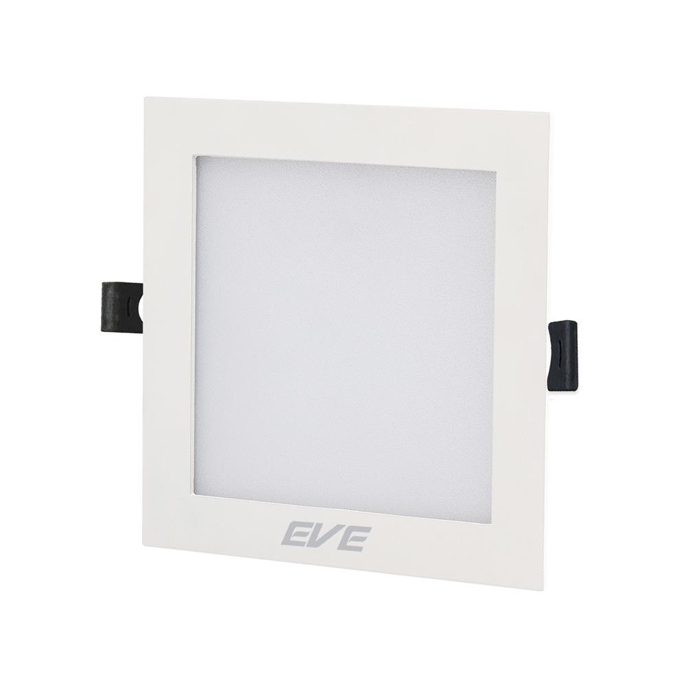 ดาวน์ไลท์ EVE PANEL SQUARE LED 6 วัตต์ DAYLIGHT 3 นิ้ว เหลี่ยม สีขาว