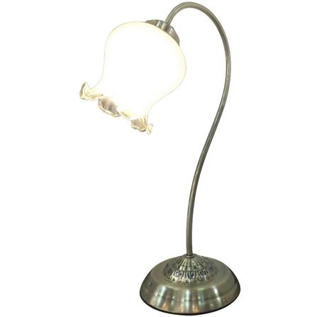 TABLE LAMP CARINI T9682-1 CLEAR/BRASS