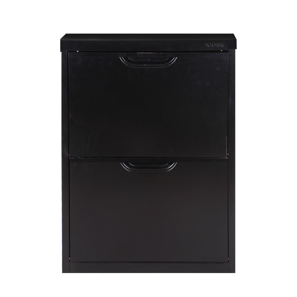 ตู้เหล็กบานเปิดทึบ KIOSK SW-102 60 ซม. สีดำ