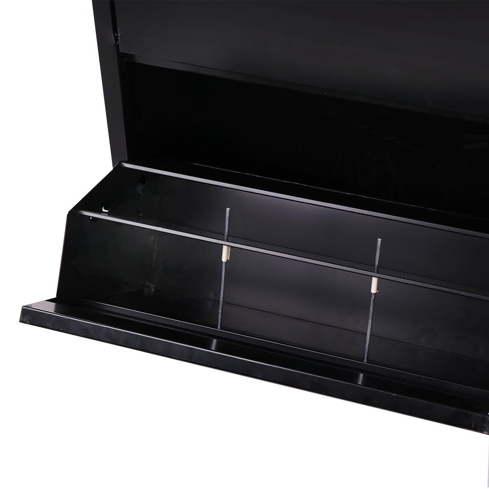 ตู้เหล็กบานเปิดทึบ KIOSK SW-102 60 ซม. สีดำ