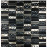 GLASS MOSAIC TILE GLASCERA BONANZA SILVER #5 30X30CM