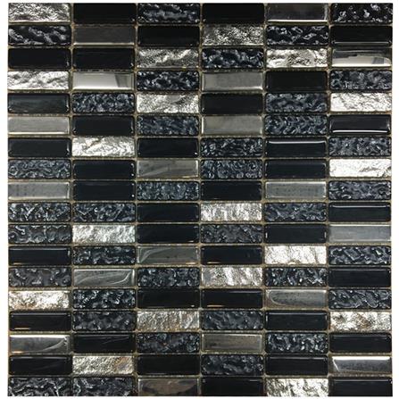 GLASS MOSAIC TILE GLASCERA BONANZA SILVER #5 30X30CM