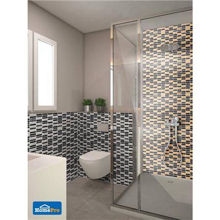 GLASS MOSAIC TILE GLASCERA BONANZA SILVER #5 30X30CM