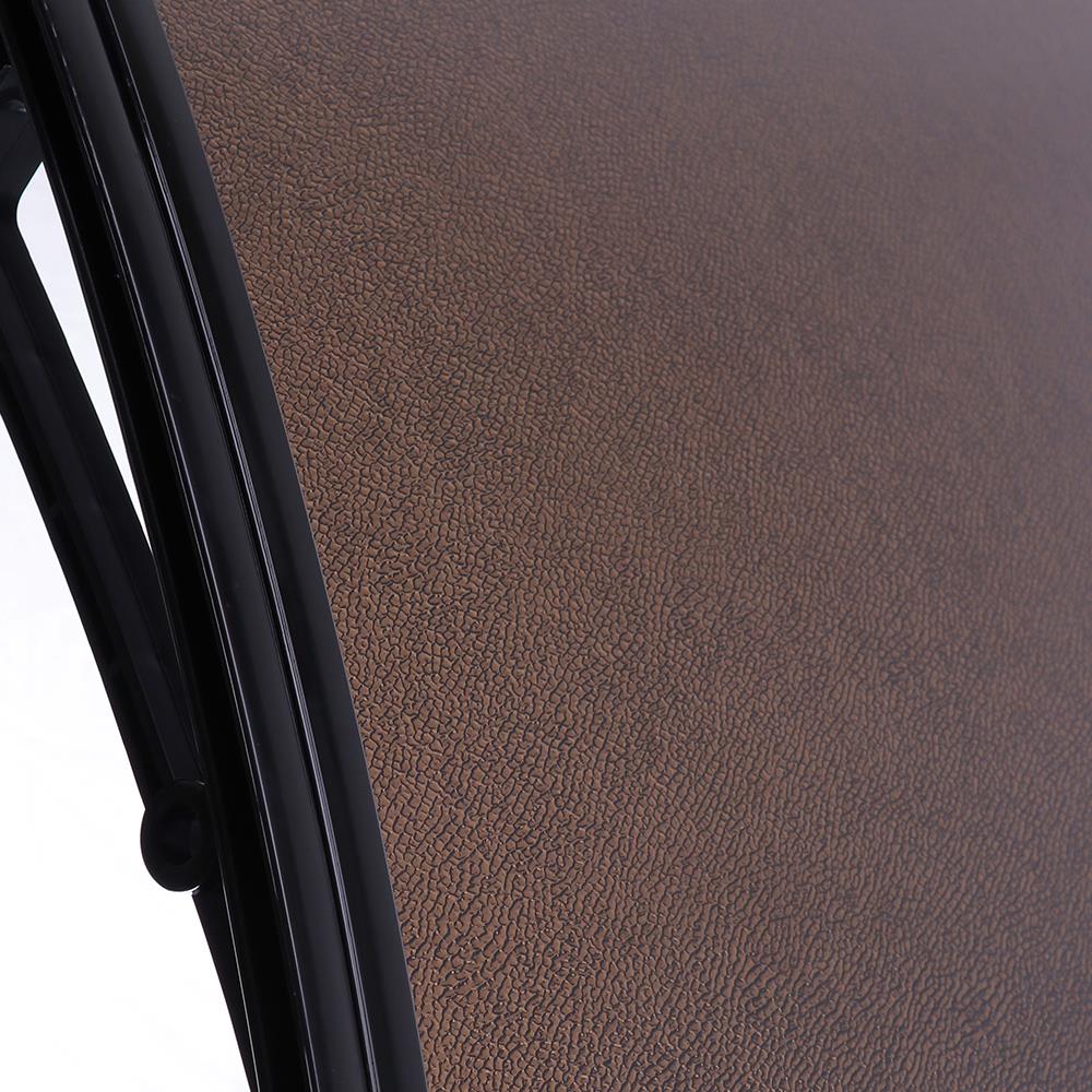 กันสาดโพลีคาร์บอเนต ผิวส้ม SUNSHIELD 60x100 ซม. สีน้ำตาลเข้ม