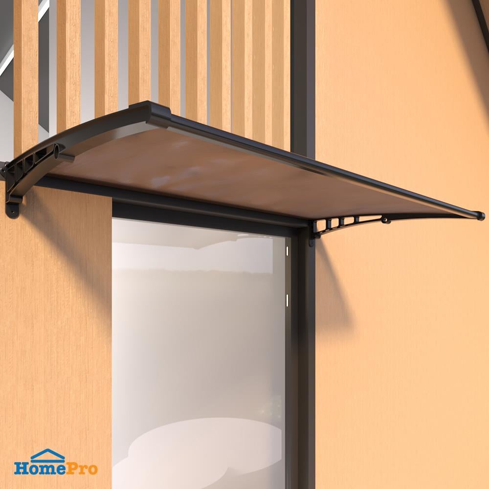 กันสาดโพลีคาร์บอเนต ผิวส้ม SUNSHIELD 60x100 ซม. สีน้ำตาลเข้ม