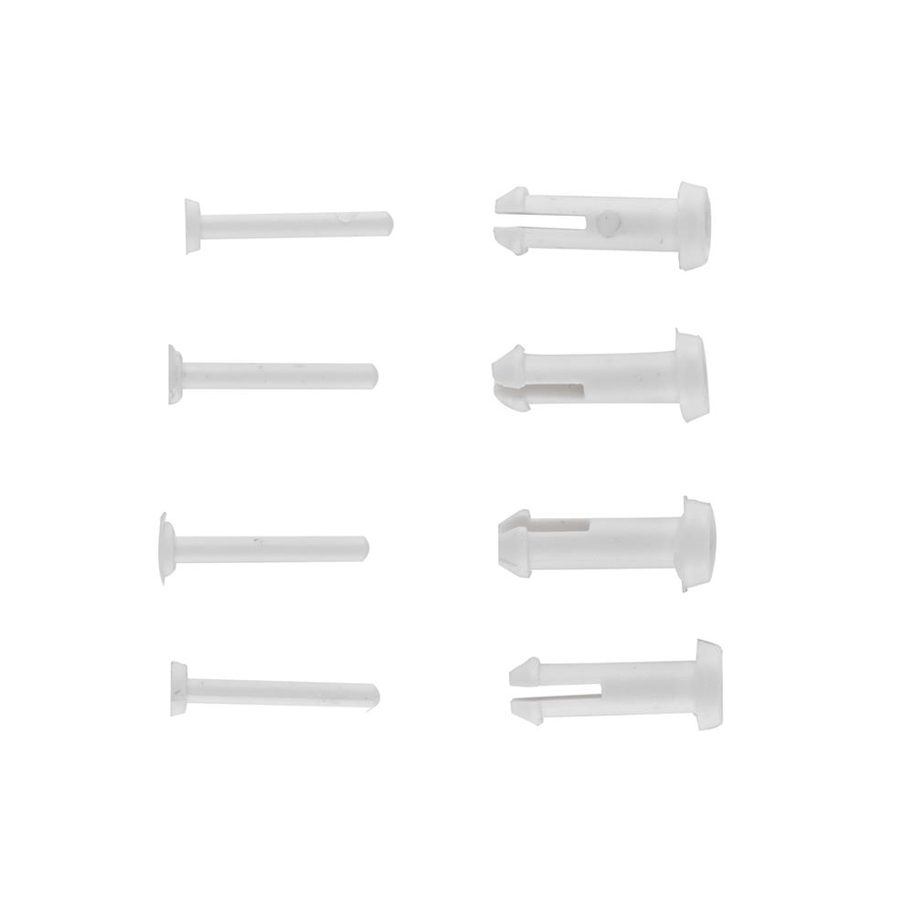 EXPANDING PLASTIC TRELLIS SPRING WHITE