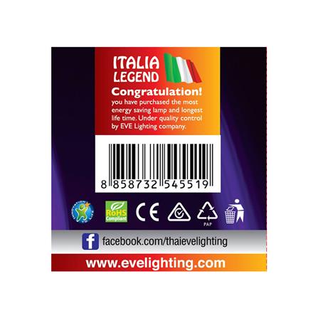 หลอดไฟ LED EVE MR16 STEAM 220 โวลต์ 6 วัตต์ WARMWHITE GU5.3 สีเหลือง_3