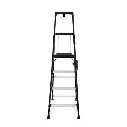 บันไดทรง A มีมือจับ MATALL A015-104 4 ขั้น สีดำ_1