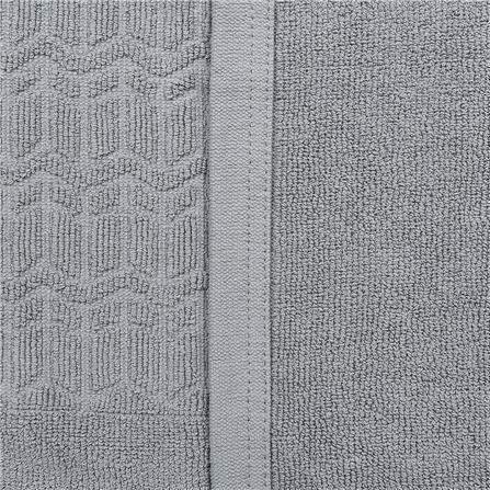 พรมขนหนู HOME LIVING STYLE BONE 17X28 นิ้ว สีเทา_1