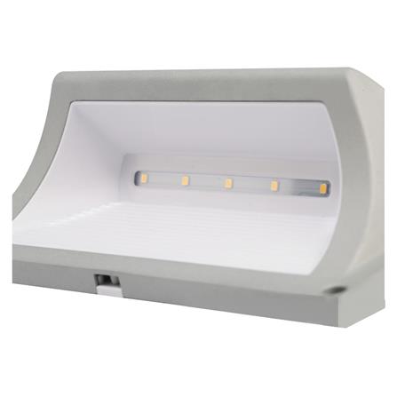ไฟผนังภายนอก SOLAR EVE WSL-02 1 วัตต์ WARM WHITE สีเทา_1