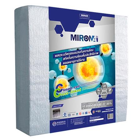 ฉนวนกันความร้อน ฟอยล์ 2 ด้าน MPE MIRON A PLUS 60x6...