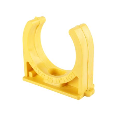 คลิปก้ามปู PVC SCG 1 นิ้ว สีเหลือง_1