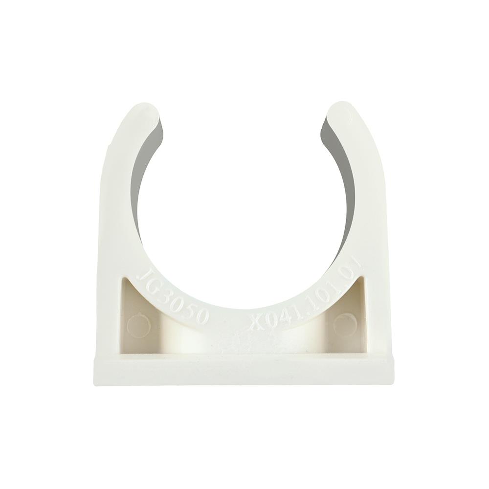 คลิปก้ามปู PVC SCG 20 มม. มาตรฐาน BS สีขาว