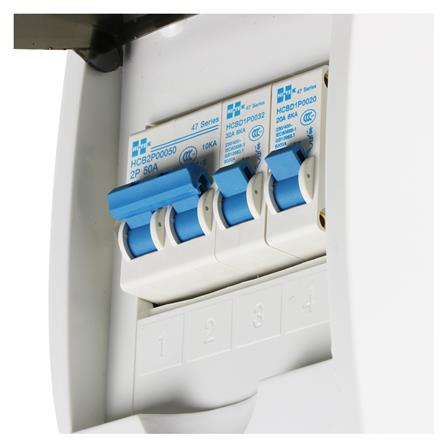 ชุดตู้คอนซูมเมอร์ยูนิต 4ช่อง เมน 50 แอมป์  HI-TEK_3