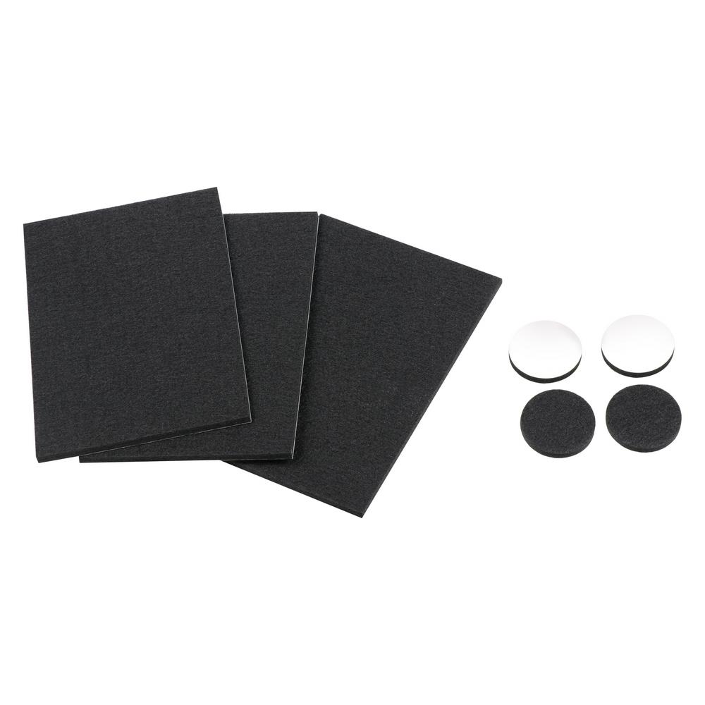 สักหลาดเหลี่ยม SCOTCH 100x150 MM สีดำ 3ชิ้น