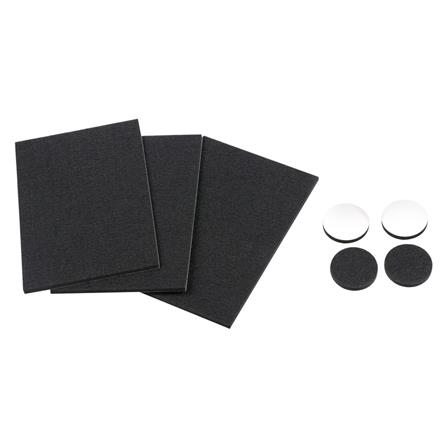 สักหลาดเหลี่ยม SCOTCH 100x150 MM สีดำ 3ชิ้น_0