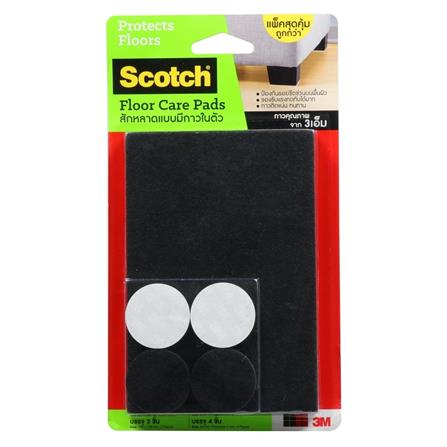 สักหลาดเหลี่ยม SCOTCH 100x150 MM สีดำ 3ชิ้น_1