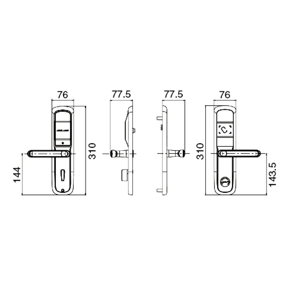 กลอนดิจิตอล VECO L1330