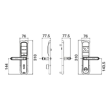 กลอนดิจิตอล VECO L1330_1
