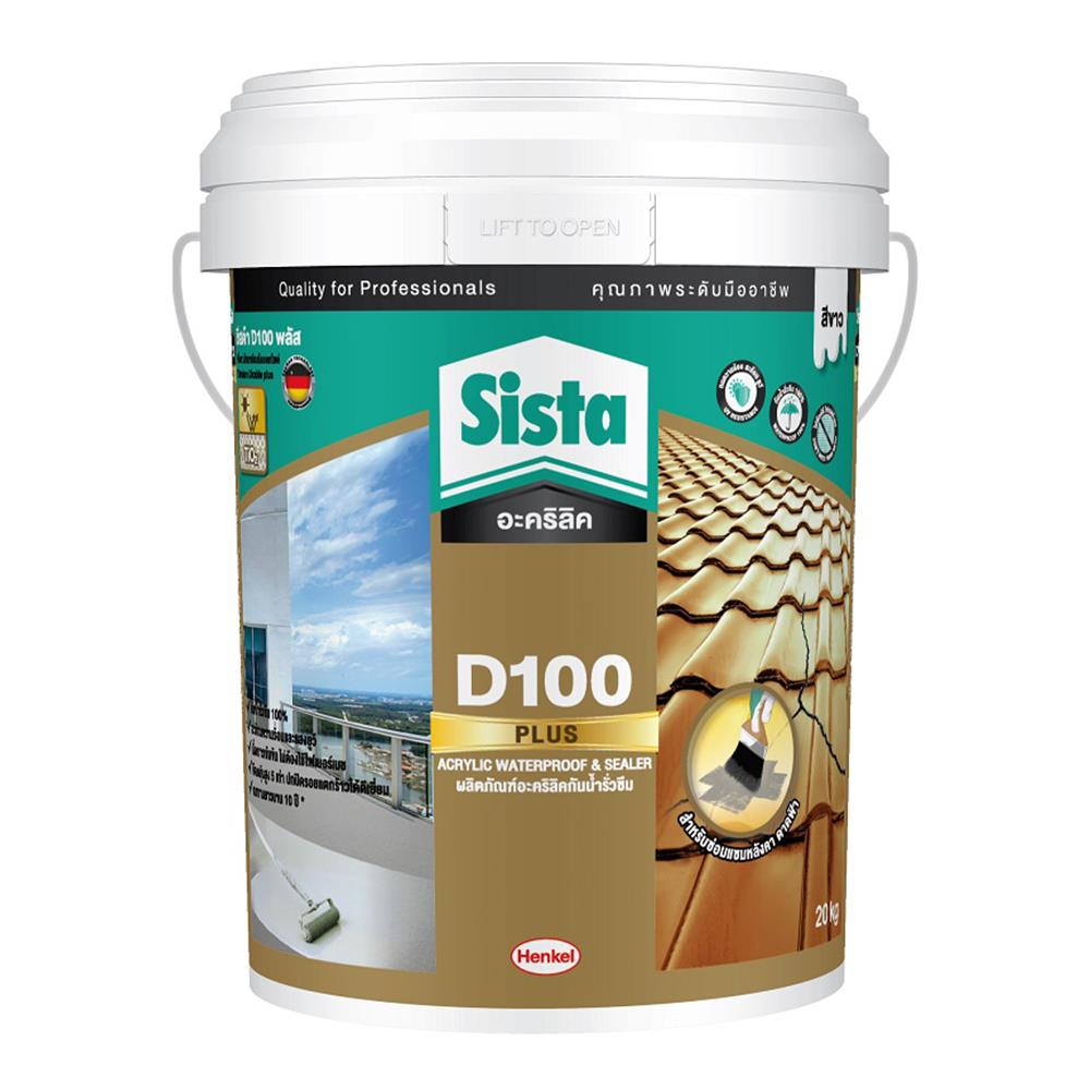 ACRYLIC WATERPROOF SEALER SISTA D100 20KG WHITE